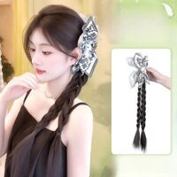 GẤP KIỂU NƠ VẢI TRẮNG KÈM BÍNH MÃ G12