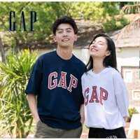 GAP Men's and Women's Fashion Logo Print Short Sleeve Cotton T-Shirt 688537 Double Top