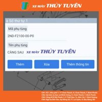 Gắp sau - cụm càng sau Exciter 150 đời 2015 - 2018 chính hãng Yamaha