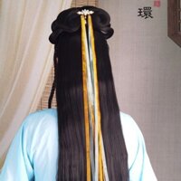 Gặp Shenlu Băng Đô Quấn Tóc Phong Cách Cổ Xưa Ruy Băng Kẹp Tóc Bấm Lưng Hanfu Phụ Kiện Tóc Cổ Băng Đô Quấn Tóc Cổ Tích-Elegant Phụ Kiện Dễ Thương