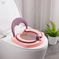 Gấp xí xổm toilet trẻ em có thể điều chỉnh độ cao để đi ra ngoài ô tô di động bô bé người lớn