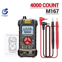 GAQQEE ANENG Đồng Hồ Vạn Năng Kỹ Thuật Số M167 AC / DC Kèm Phụ Kiện