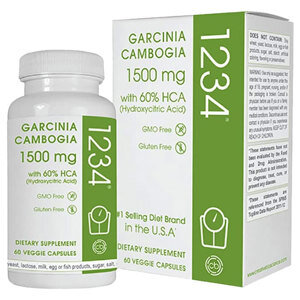 Viên uống hỗ trợ giảm cân cho người khó giảm cân Garcinia Cambogia 1234 60 viên