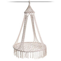 Garden Lounge Hanging Chair Hammock Swing Seat Indoor Outdoor Camping Tassel