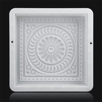 Garden Mould DIY Plastic Path Paving Maker Flower Step Mold Imitation Brick Carving Pavement Tool