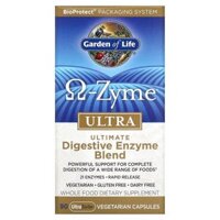 Garden of Life O-Zyme Ultra Ultimate Digestive Enzyme Blend 90 UltraZorbe Vegetarian Capsules