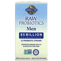 Garden of Life RAW Probiotics Men 85 Billion Live Cultures 90 Vegetarian Capsules