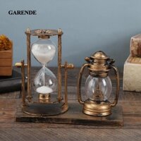Garende Châu Âu Retro Đèn Lồng Đồng Hồ Cát Hẹn Giờ Đồ Trang Trí Bàn Trung Tâm Tượng Trang Trí Cho Để Bàn Nhà Bếp