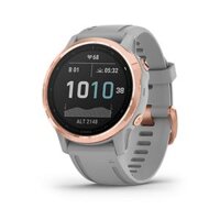 Garmin Fenix 6S, Sapphire - Rose Gold-tone with Powder Gray Band