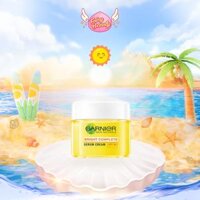 GARNIER Kem Dưỡng Ban Ngày Chứa Vitamin C Giúp Trắng Da, Mờ Thâm Nám Mềm Mịn Bright Complete Serum Cream SPF30 5018ml - Mini size 18ml