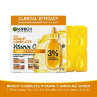 Garnier Tinh ChấT Cô ĐặC Garnier Skin Naturals SáNg Da Bright Complete Vitamin C Ampoule Serum 1.5ml X 12