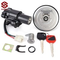 Gas Bình Nhiên Liệu Nắp Ghế Đánh Lửa Công Tắc Khởi Động Khóa Chìa Khóa Bộ Dành Cho Xe Honda CB600F CB600F2Y Hornet S 600 CB250 250 35010-MBZ-D01 35010-KEA-740 35010-KEA-J00 35010-KEA-J50
