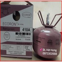 Gas lạnh ECORON R410 trọng lượng gas 2,8 kg