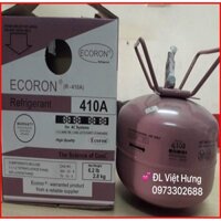 Gas lạnh ECORON R410 trọng lượng gas 2,8 kg