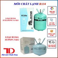 Gas lạnh FLORON các loại hàng nhập khẩu - R134A ICELOONG 3.4KG