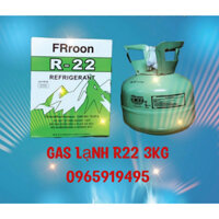 Gas lạnh - Môi chất lạnh ga R22 SUPON - FRROON loại 3kg