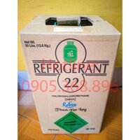 Gas lạnh Refron R22 Ấn Độ 13.6 kg/bình - Gas lạnh R22 Ấn Độ bình 13.6kg - Gas R22 Ấn Độ 13.6kg Refron