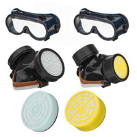 Gas Mask Protection Filter Chemical Respirator Safety Dust Mask Paint Spray Pesticide Anti Dust Respirator