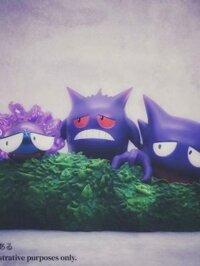 Gastly & Haunter & Gengar - Pokemon - Sun Studio