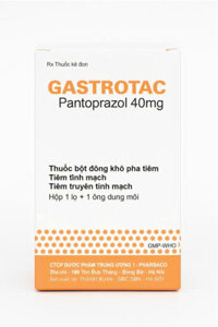 GASTROTAC Pantoprazol 40mg – Thuốc điều trị viêm loét dạ dày, trào ngược dạ dày thực quản