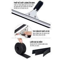 Gạt Kính Cầm Tay Chất Liệu Inox 304 Lưỡi Cao Su Dẻo Dai Cao Cấp Bền Bỉ Theo Thời Gian , hàng đẹp giá rẻ