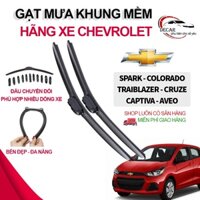 Gạt mưa khung mềm xe Chevrolet Cruze,Spark,Aveo,Corolado,Captiva,Trax,Orlando,Traiblazer thanh chổi cần gạt mưa silicon