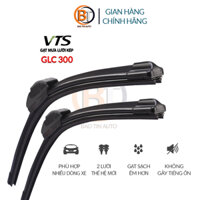 Gạt mưa ô tô lưỡi kép VTS khung mềm 2 lưỡi đa năng cho xe Mercedes-GLC-300