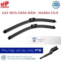 Gạt mưa ô tô Mazda CX9 (2016 – 2023) CHÂN BẤM Xương mềm Silicone UP PARTS CHÍNH HÃNG.