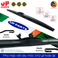 Gạt mưa ô tô MITSUBISHI Xpander, Lancer, Triton, Pajero Sport, Outlander, Attrage - Ba khúc Silicone Luxury UP PARTS OEM