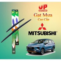 Gạt mưa ô tô MITSUBISHI Xpander, Lancer, Triton, Pajero Sport, Outlander, Attrage - Ba khúc Silicone Luxury UP PARTS OEM