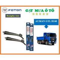 Gạt Mưa Xe FOTON AUMAN GTL D240 Thương Hiệu BOSCH Aerofit Lưỡi Silicone Cao Cấp-GIÁ 1 ĐÔI