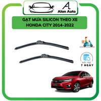 Gạt Mưa xe Honda City 2013-2022, Cần Gạt mưa Silicone theo xe. Bộ 2 cần gạt móc chữ U