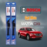 Gạt Mưa Xe Mazda CX9 Thương Hiệu BOSCH Aerofit Lưỡi Silicon + .