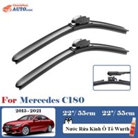 Gạt Mưa Xe Mercedes C180 (2000 » 2024) Silicone Chính Hãng
