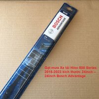 Gạt mưa Xe tải Hino 500 Series 2015-2023 kích thước 24inch – 24inch Bosch Advantage