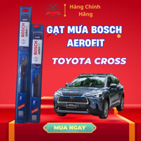 Gạt mưa xe TOYOTA CROSS Gạt Mưa Bosch Aerofit Xương Mềm Lưỡi Gạt Silicon Độ Bền Cao, Êm Ái, Bám Kính Hoàn Hảo