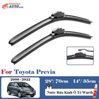 Gạt Mưa Xe Toyota Previa (2000 - 2021) Silicone Chính Hãng TP-Wiper