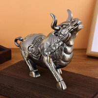 Gạt nắp mở hình tượng trâu biểu tượng sự sung túc chăm chỉ phong thủy gia đình 2024