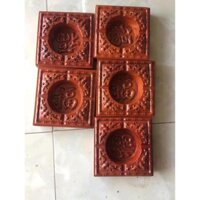 Gạt tàn thuốc bằng gỗ_gạt tàn thuốc cá chép-chữ phúc gỗ đẹp hàng cao cấp [loai 1]