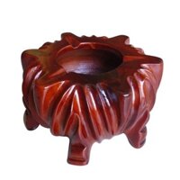 Gạt tàn thuốc bằng gỗ_gạt tàn thuốc gỗ đục gốc cây đẹp hàng cao cấp có nắp