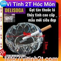 Gạt tàn thuốc lá thủy tinh cao cấp mẫu mới siêu đẹp DELISOGA