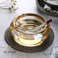 Gạt Tàn Thuốc Lá Thuỷ Tinh Trơn, Chất Dày Dặn, Giao Hàng Nhanh Chóng