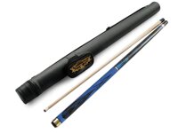 Gator by Champion Sport Co Champion Blue Spider Maple Pool Cue Stick (18-21oz), White or Black Pool Cue Case, Billiard Glove