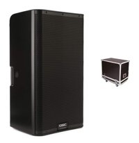 Gator G-TOUR SPKR-2K12 ATA Wood Transporter Case for Two QSC K12 Speakers + QSC K12.2 2000W 12 inch Powered Speaker Valu