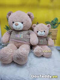 Gấu Bông Áo Nâu