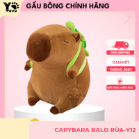 Gấu Bông Balo Rùa Capybara YUVU - Capybara Chuột Lang Đáng Yêu - Gấu Bông Cao Cấp - Thú Nhồi Bông Chất Siêu Xịn