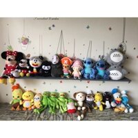 Gấu bông bán ký totoro, mickey, vịt,...