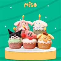 Gấu Bông Bánh Sinh Nhật Nhiều Hình Thú Có Đèn Và Nhạc, Gấu Bông Miso