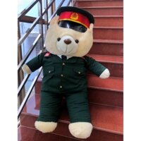 GẤU BÔNG BỘ BINH MẶC ĐỒ LÍNH CỰC YÊU | QUÀ TẶNG HANDMADE | QUÀ TẶNG LÍNH