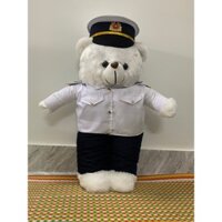 Gấu bông Bộ Đội , HẢI QUÂN , size 75cm ,  có in tên ,